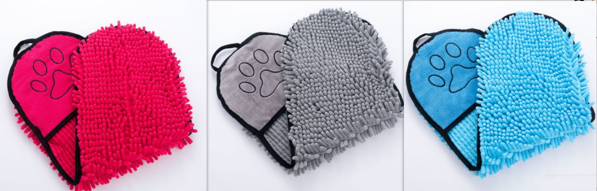 Super Absorbent Pet Bathrobe / Microfiber Bath Towels for Pets