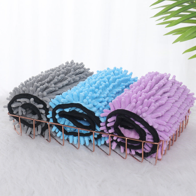Super Absorbent Pet Bathrobe / Microfiber Bath Towels for Pets