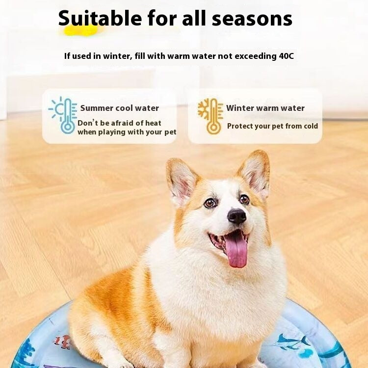 Zomerkoelend waterbedkussen voor huisdieren