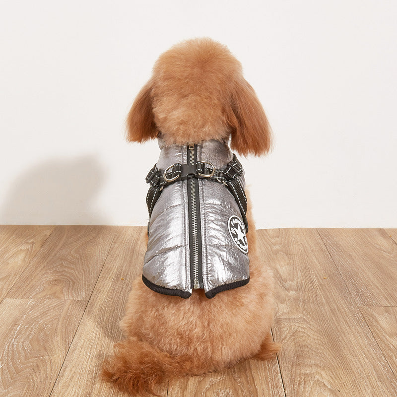 Warme kleding voor honden met katoenen vulling