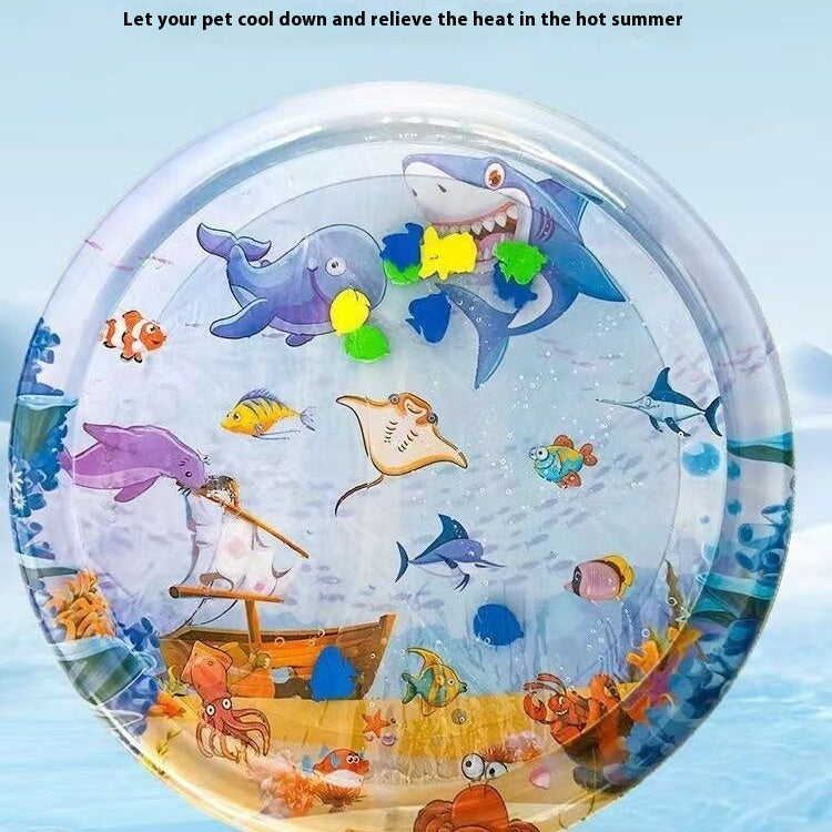 Zomerkoelend waterbedkussen voor huisdieren