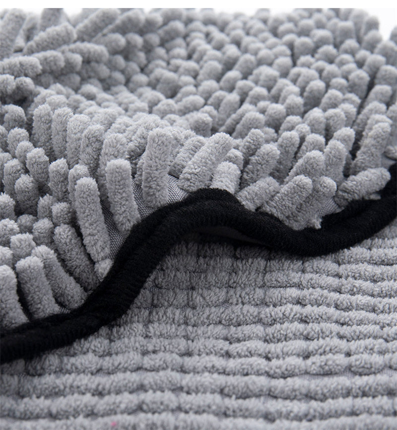Super Absorbent Pet Bathrobe / Microfiber Bath Towels for Pets