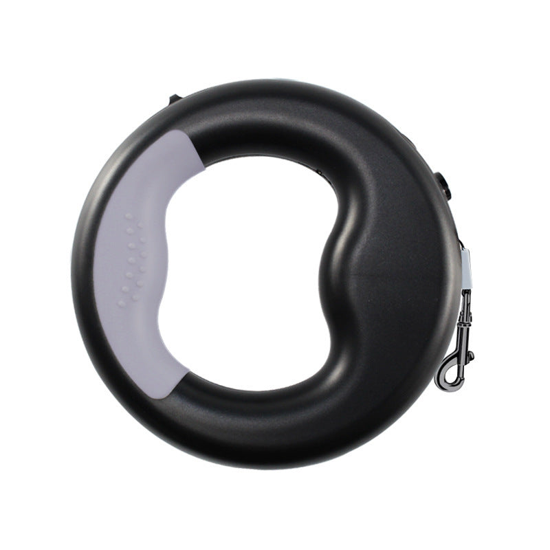 Single retractable pet leash