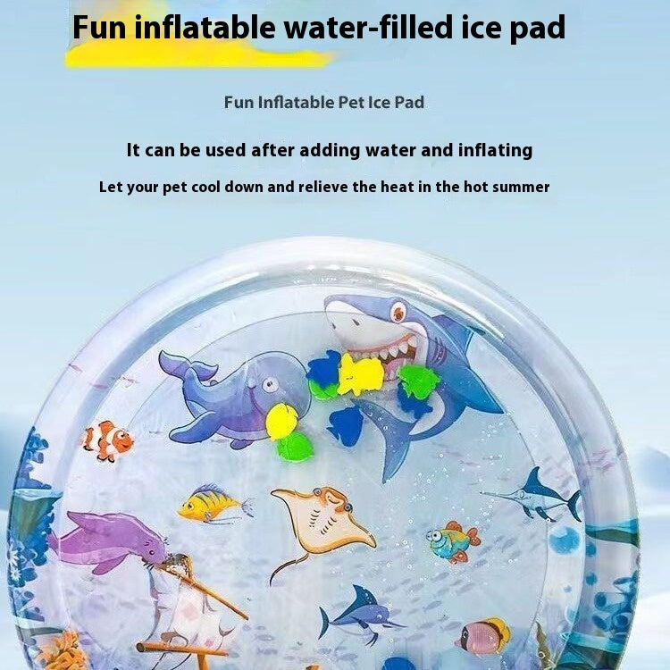 Zomerkoelend waterbedkussen voor huisdieren